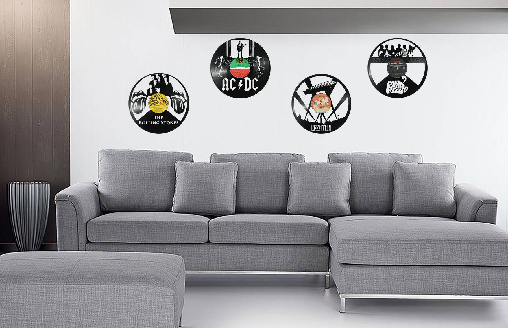 Vinyl Wandklok Star Wars 12 inch LED Wandklok 7 Kleur Veranderende Wandklok voor Kids Wall Art Klok Handgemaakte Home Decor