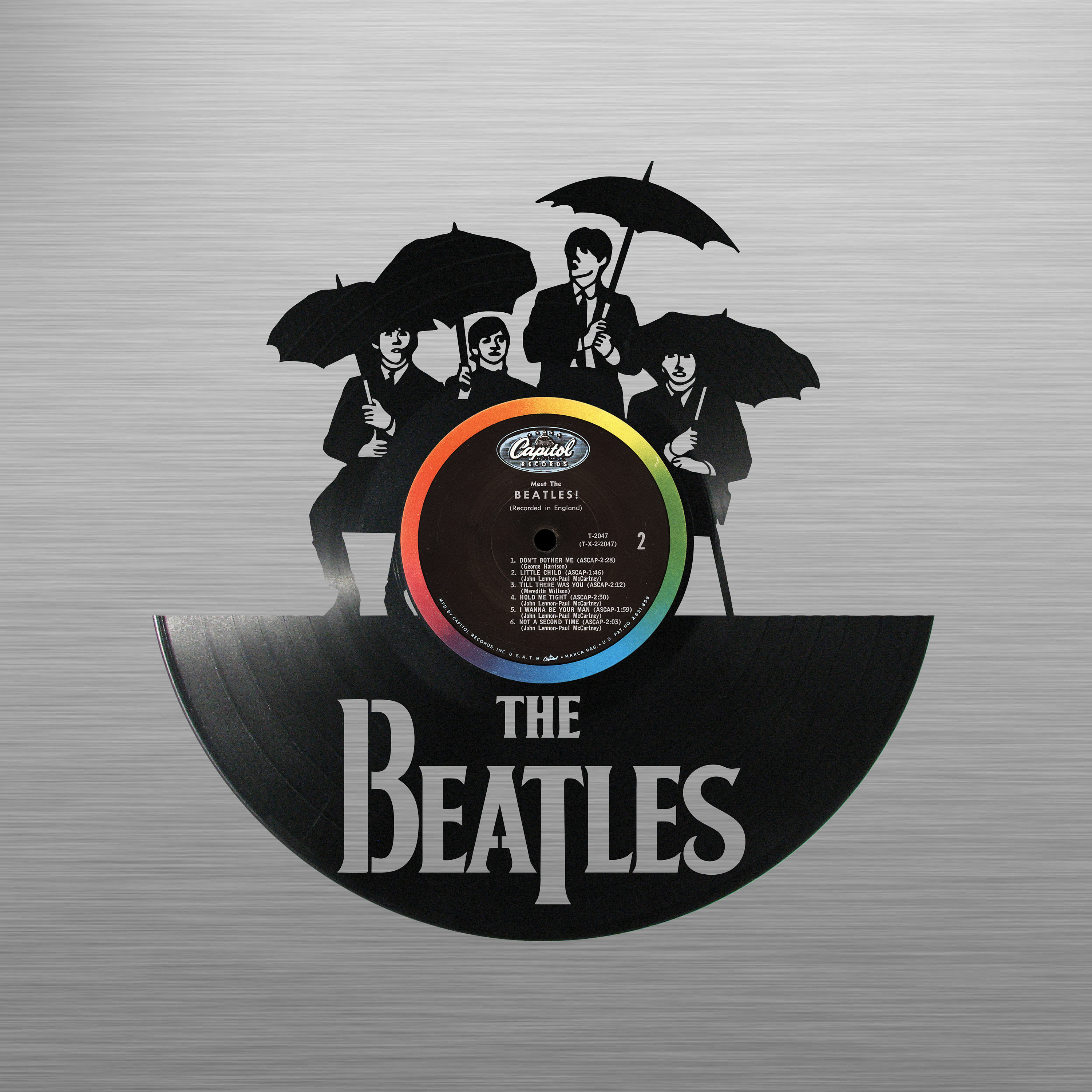 4 Pièces Disques Vinyle Décoratifs The Beatles - Set Affiches Musique Pour Fête Et Mur