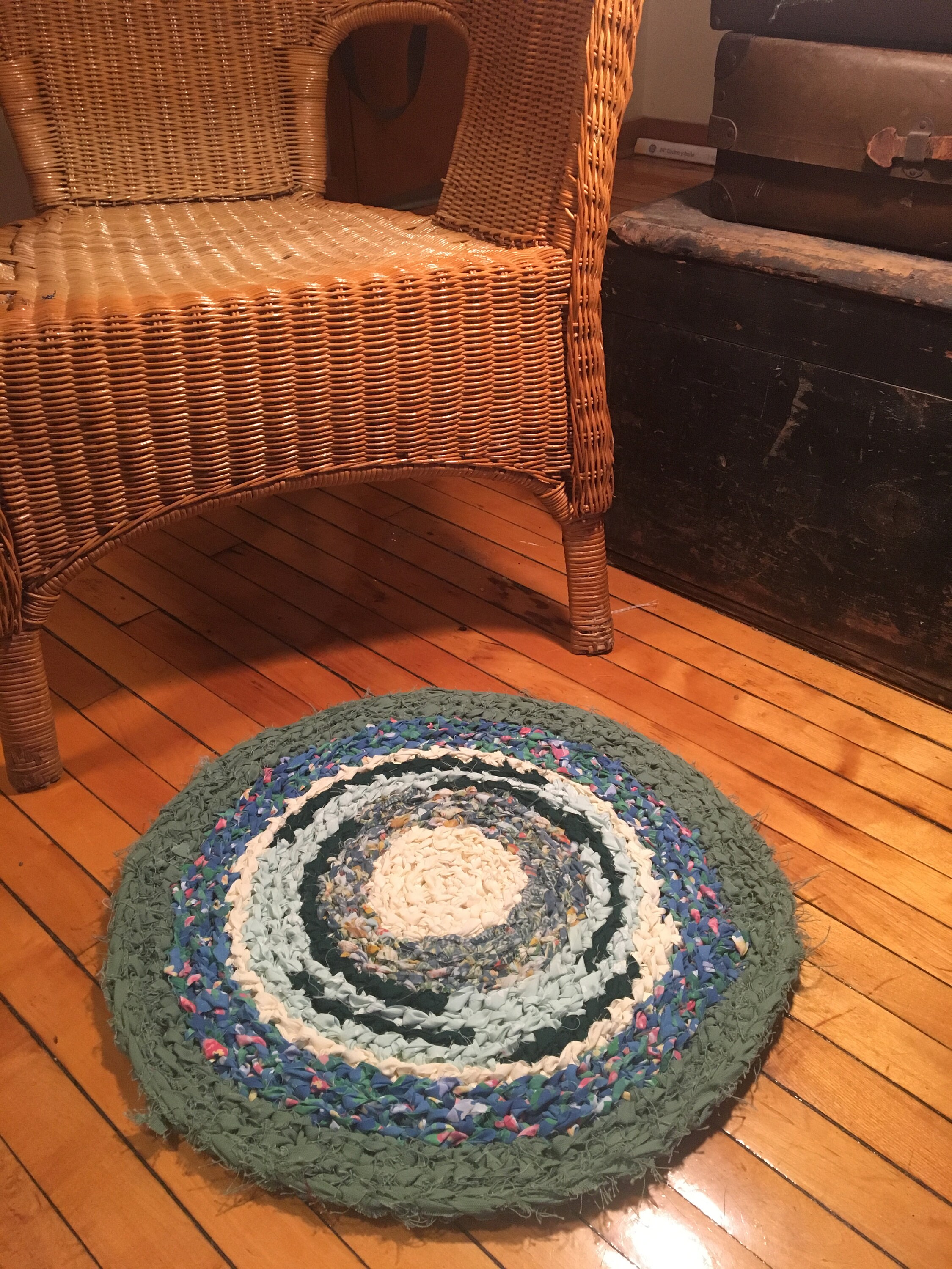 Brand New Handmade Upcycled Round Rag Rug Etsy Ireland
