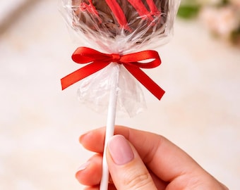 Cherry Chocolate Fudge Pops | Gourmet Fudge Lollipops