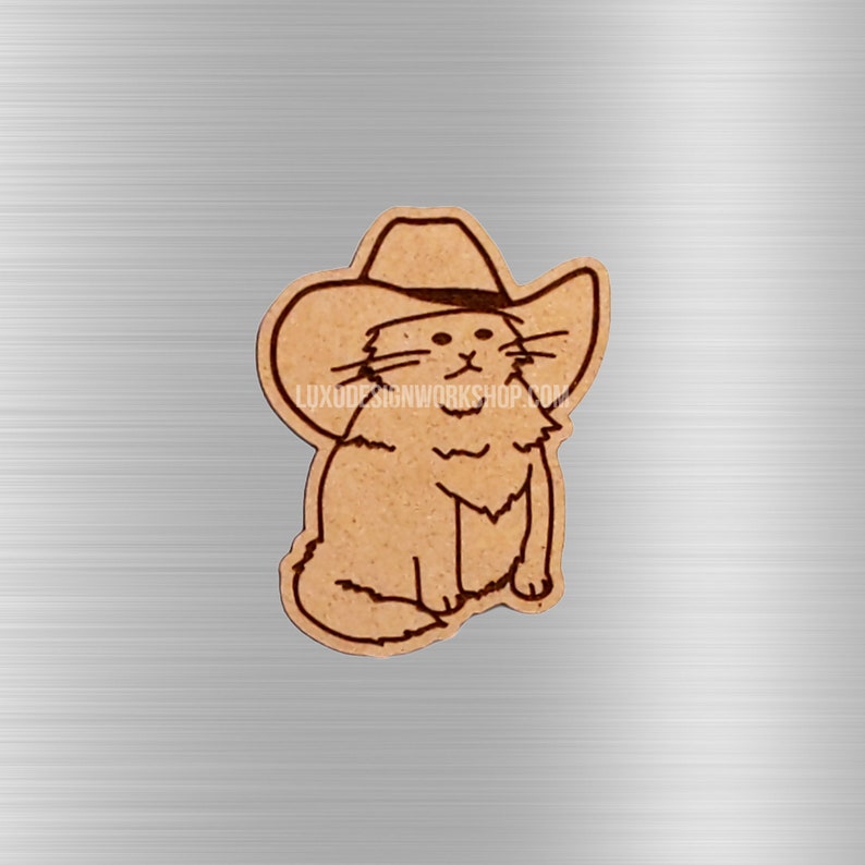 Meowdy Engraved Magnet 2 image 2