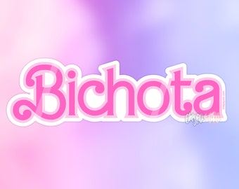 Bichota Pink Barbiecore Latina Glossy 3.5" Die-Cut Sticker