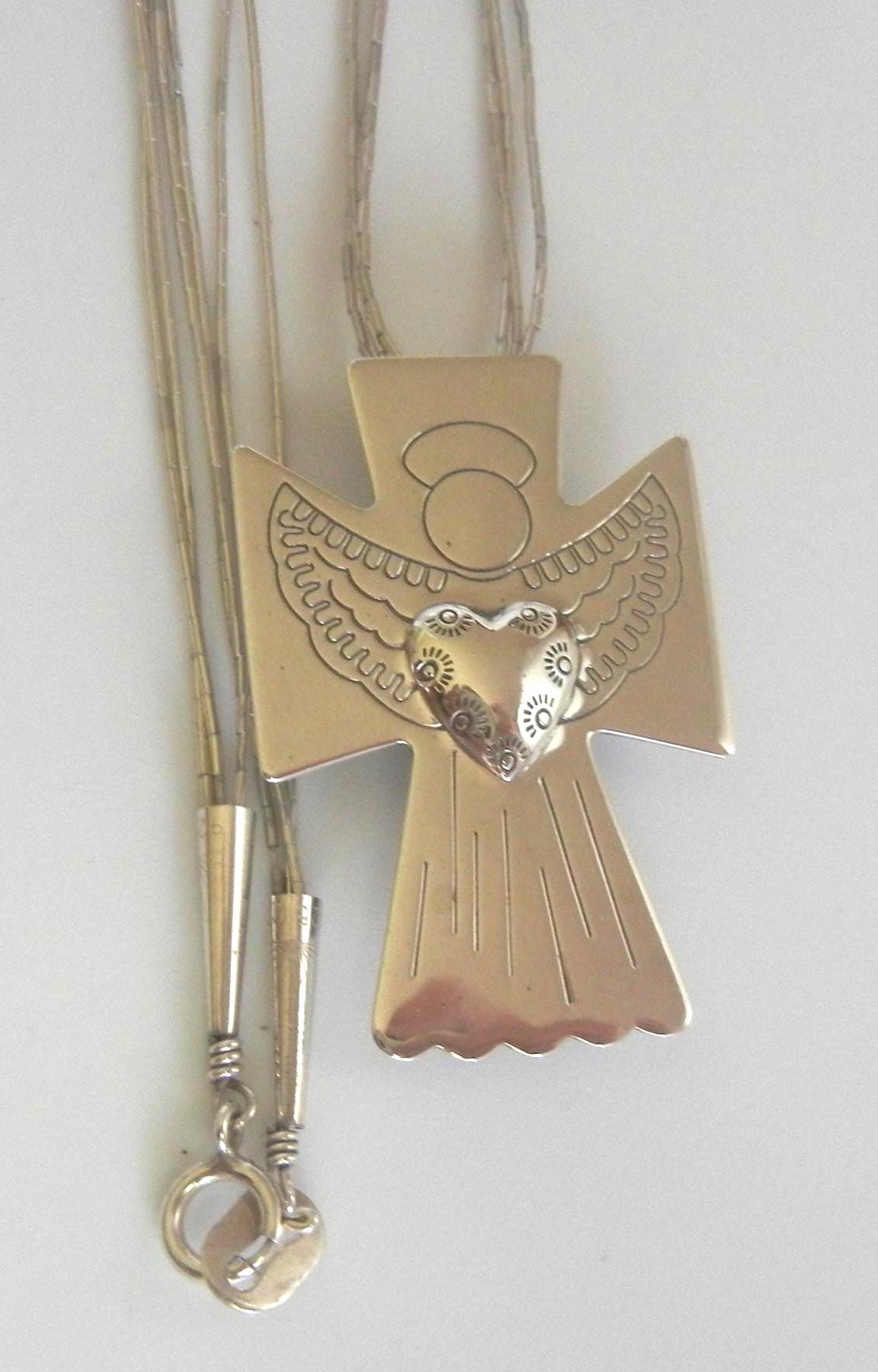 Carolyn Pollack Angel Necklace - Etsy