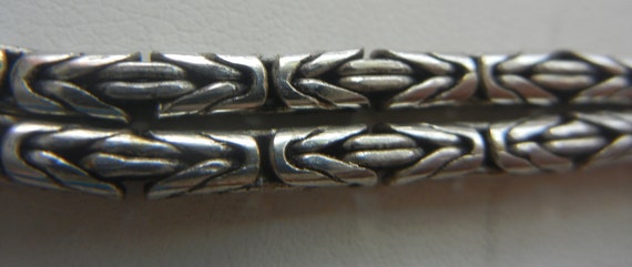 Bali Byzantine 3.5mm chain sterling silver 22 gra… - image 9