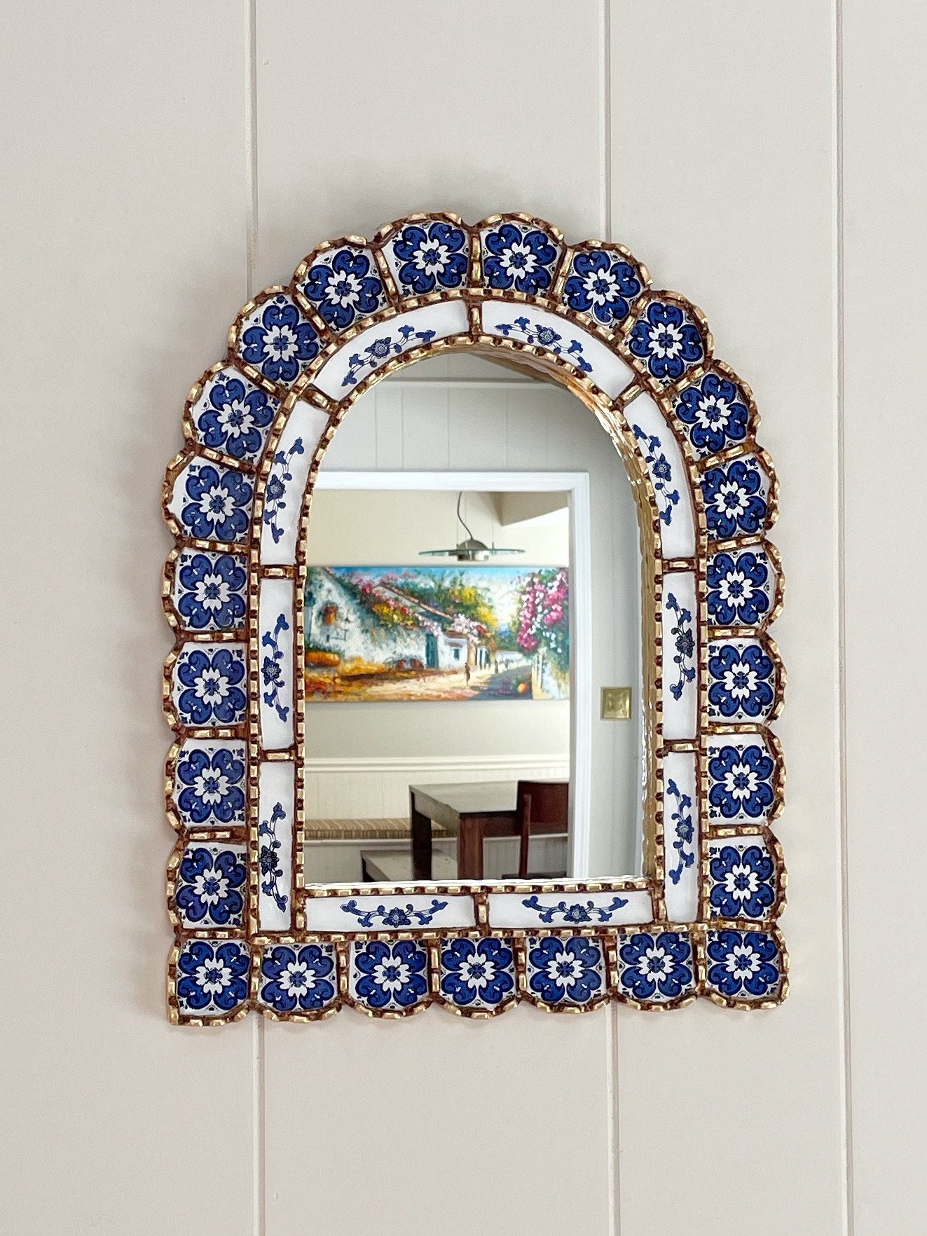 Glass Tile Mirror Frame is available in 12-inch and 1-inch - Arad Branding