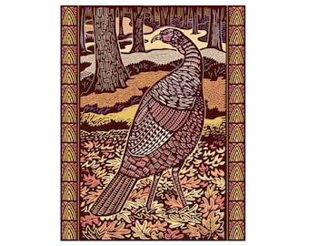 Turkey Foldover Card