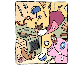 Antigrav Kitchen foldover card