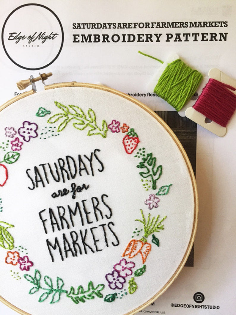 Diy Hoop Art Saturdays Are For Farmers Markets Hand Embroidery Pattern Design Pdf Instant Download Printable Stitching Guide Fiber Arts Embroidery Leadcampus Org Diy Hoop Art Saturdays Are For Farmers Markets Hand Embroidery Pattern Design Pdf Instant Download Printable Stitching Guide Fiber Arts Embroidery Leadcampus Org