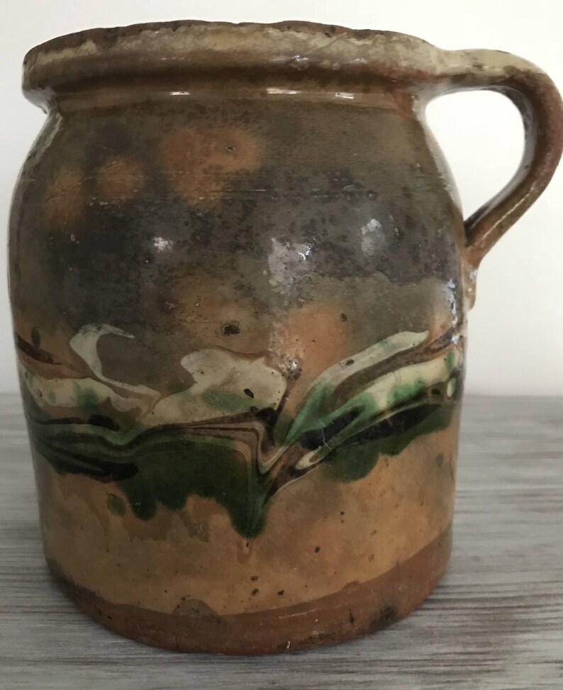 Antique Pottery Jam Jar Folk Pottery Antique Pottery Etsy