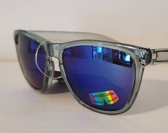 Gafas de sol divertidas // Monturas transparentes // Lentes Rainbow Technicolor //Sombras de playa // Gafas de sol para fiestas // Monturas transparentes // Wayfarer