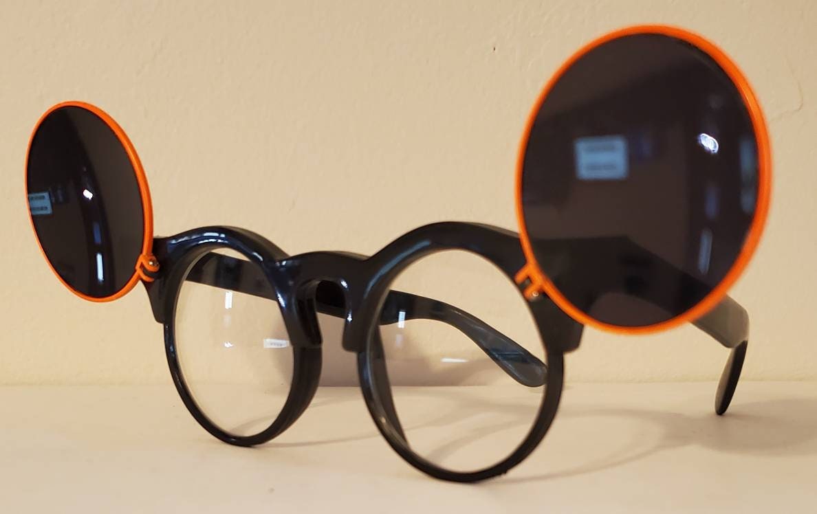 Vintage Flip up Sunglasses // Round Wayfarer // Retro Hippie