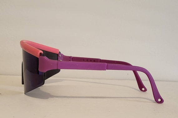 Vintage Sports Sunglasses // partial mirror Lense… - image 5