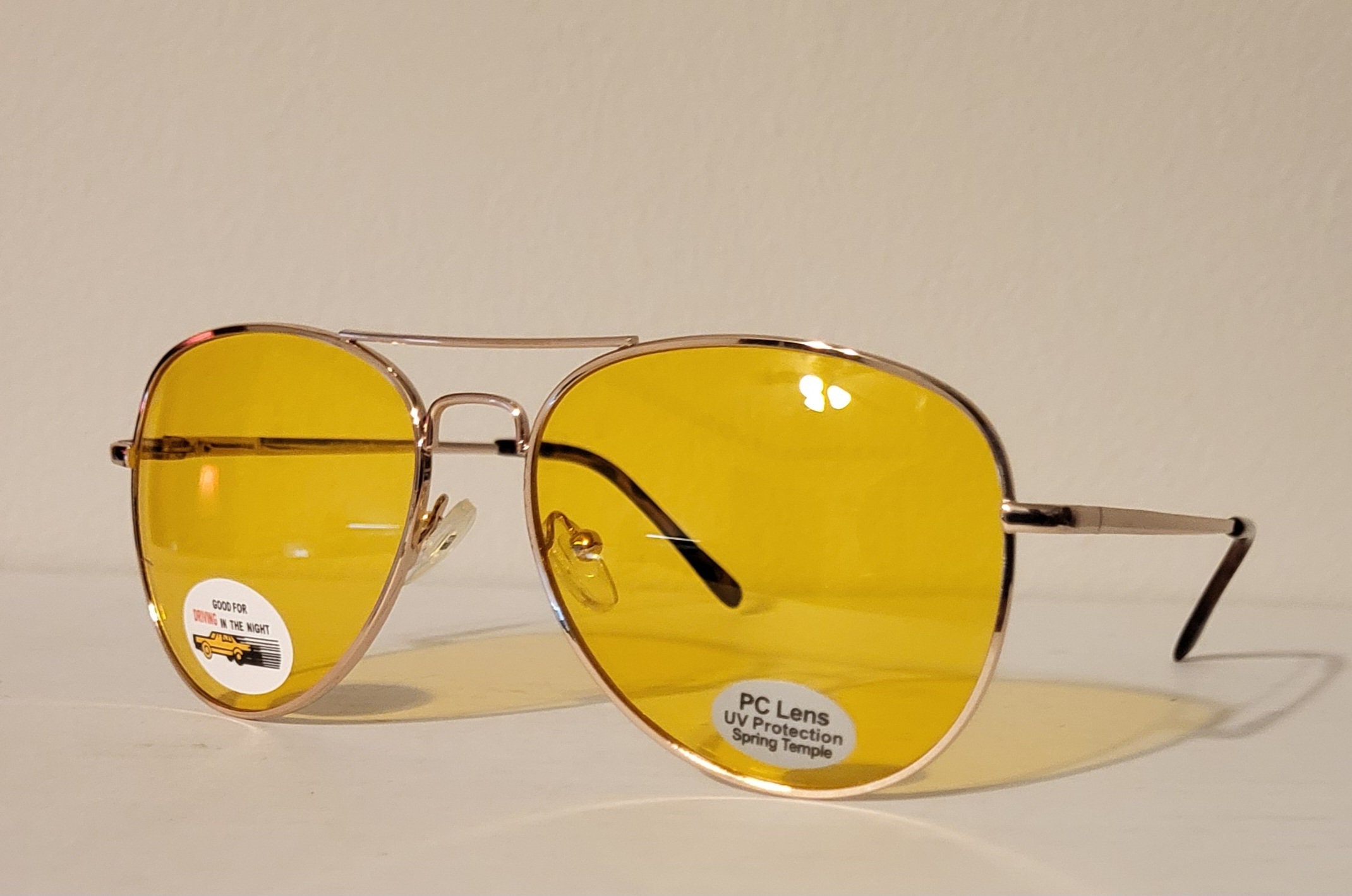 Retro Oversized Aviator Sunglasses with Gold Metal Frame UV Protection Extra Large Metal Oversize Frame Aviator Sunglasses - zeroUV main image 3