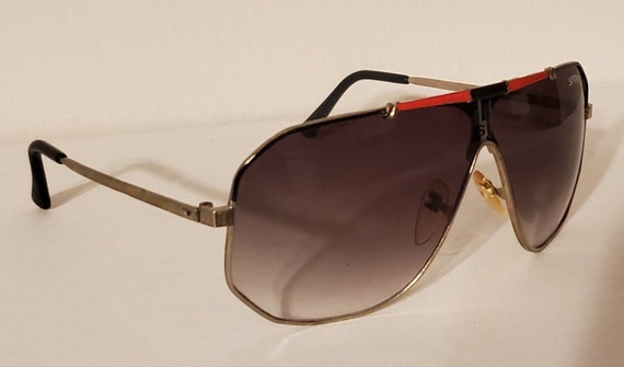 Vintage Aviator Sunglasses // Gradient Lens // Go… - image 3