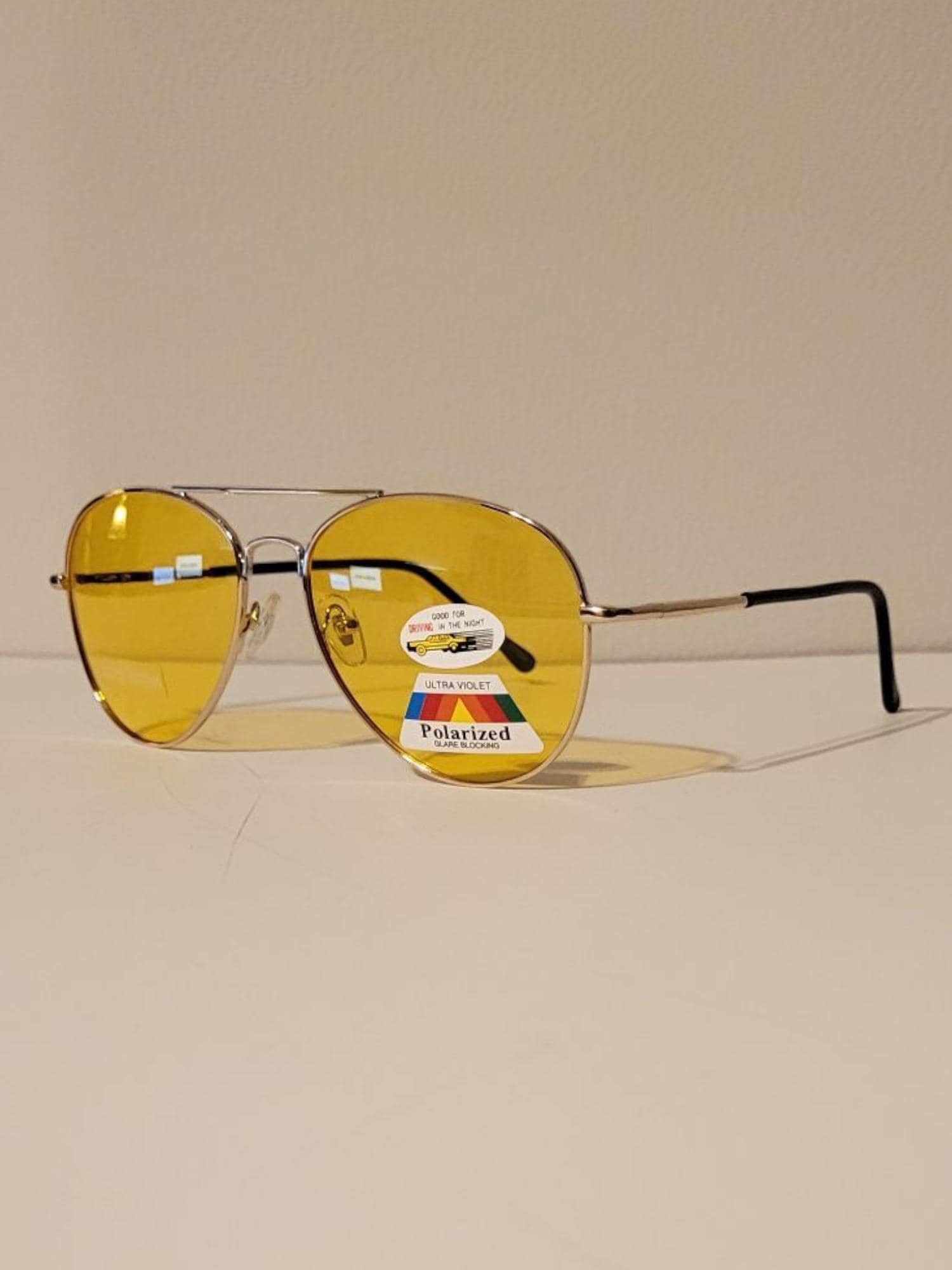 2 Pack Women\'s Gold Trendy Aviator Sunglasses Retro Metal Oversized GUVIVI Retro Gold Aviator Sunglasses for Women Men, 2025  main image 4