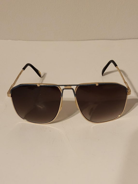 Vintage Double Bridge // Square-rectangle Aviator… - image 4