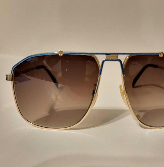 Vintage Double Bridge // Square-rectangle Aviator… - image 5