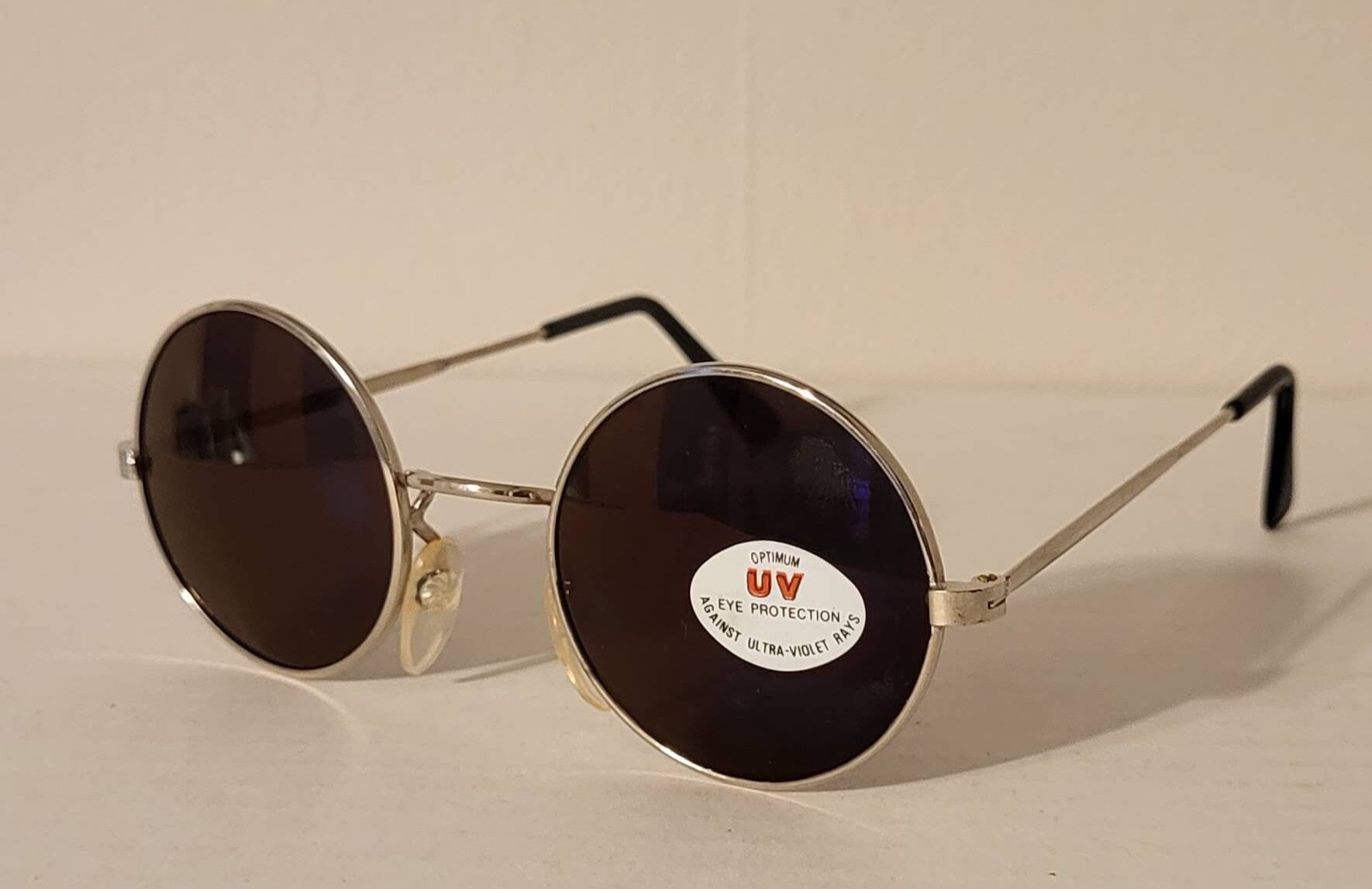 Round Luxury Tea Tint Bold Statement Print Sunglasses Black Narrow Thick Round Tinted Sunglasses with Medium  main image 3