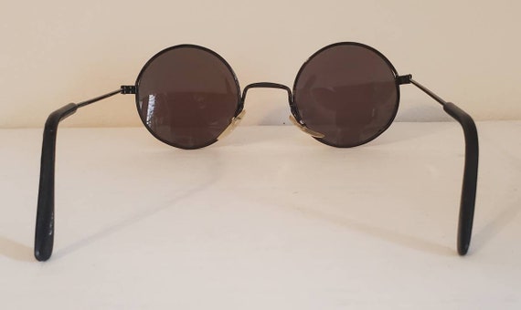 Vintage Round Teashade Sunglasses // Ocean Mirror… - image 4