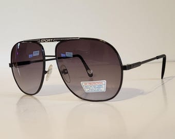 Vintage Metal Pilot Sunglasses with Gradient Lenses Amazon.com: willochra Fashion Oversized Square Pilot  main image 4