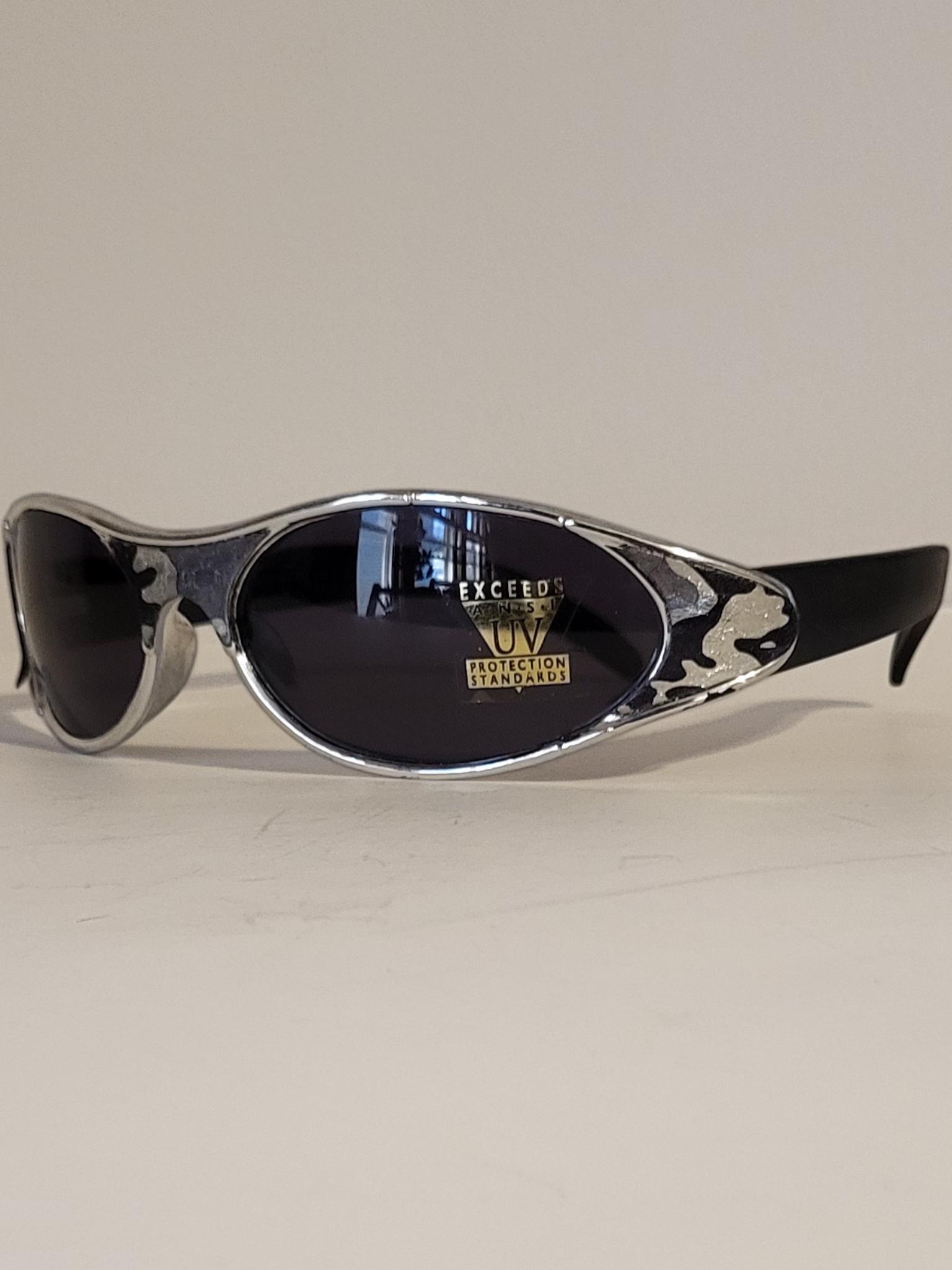 Y2K Whimsygoth Baddie Cyber Vixen Trendy Streetwear Black Blue cross sunglasses Y2k Sunglasses With Rhinestones - Etsy main image 3