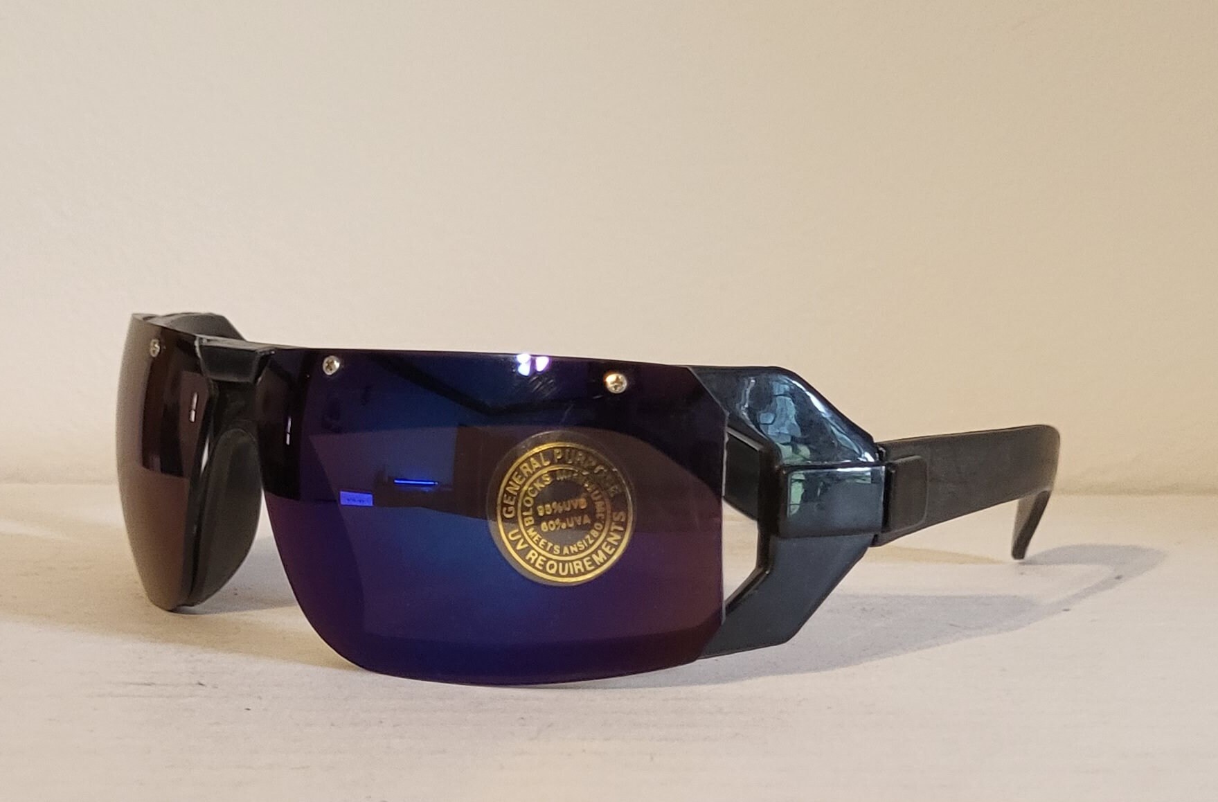 Blue Tinted Mirror Sunglasses - Etsy display picture 2