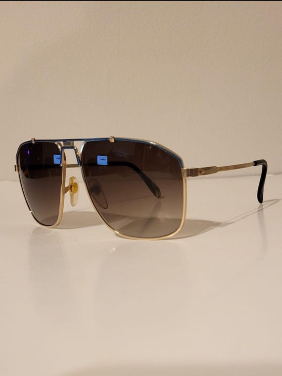 Vintage Double Bridge // Square-rectangle Aviator… - image 1