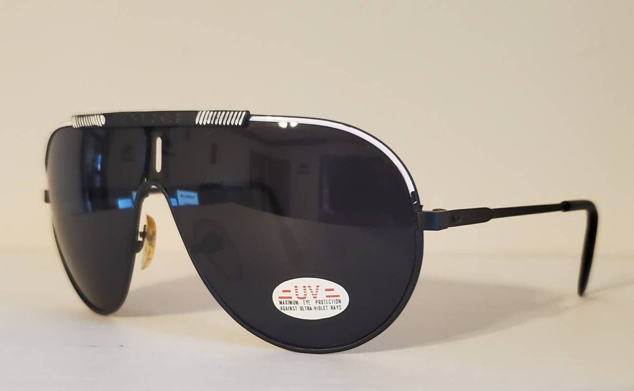 Retro Oversized Aviator Polarized Sunglasses with TR-90 Frame Shield Shades Trendy Aviator Sunglasses for Women Men Retro Big Round  main image 3