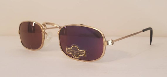 Vintage Sunglasses // Narrow frames // Rainbow oc… - image 3