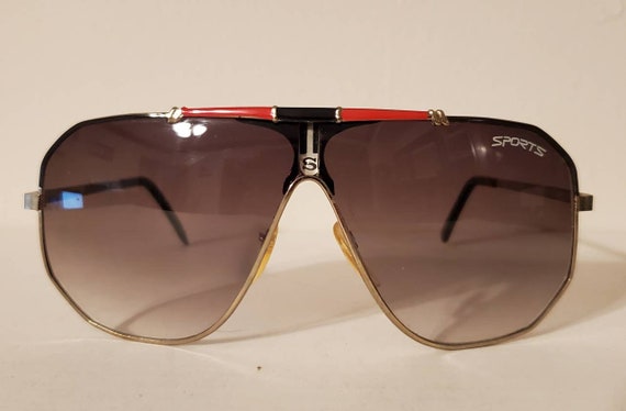 Vintage Aviator Sunglasses // Gradient Lens // Go… - image 2