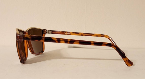 Vintage Sunglasses // square rectangle frames // … - image 5