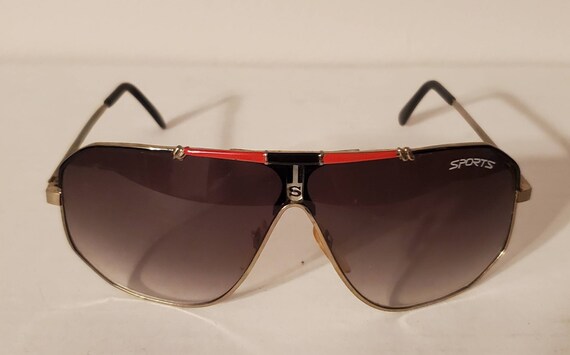 Vintage Aviator Sunglasses // Gradient Lens // Go… - image 4
