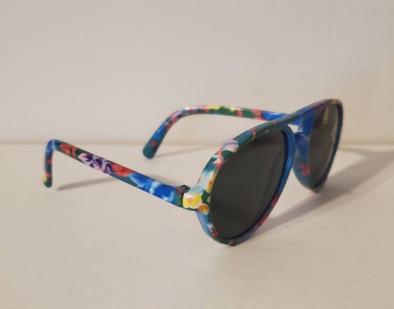 Vintage kids sunglasses // youth size // floral s… - image 3
