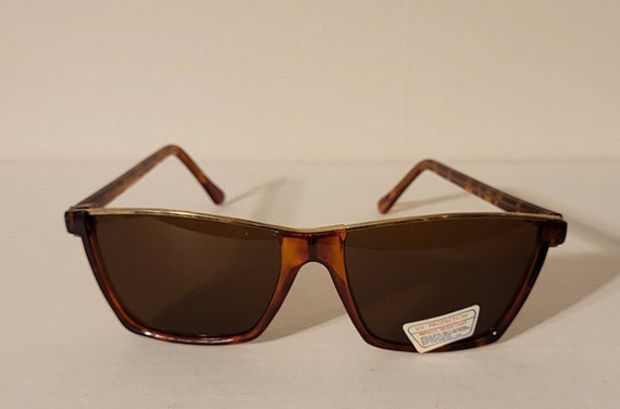 Vintage Sunglasses // square rectangle frames // … - image 4