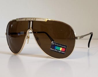 Salem Spirit Gradient Aviator Sunglasses 1980s Brand New Deadstock Unworn