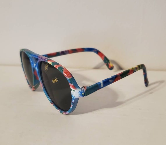 Vintage kids sunglasses // youth size // floral s… - image 2