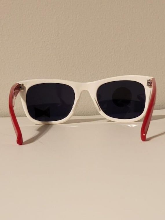 Vintage Budweiser Sunglasses // Red and White Sunglasses // Fun
