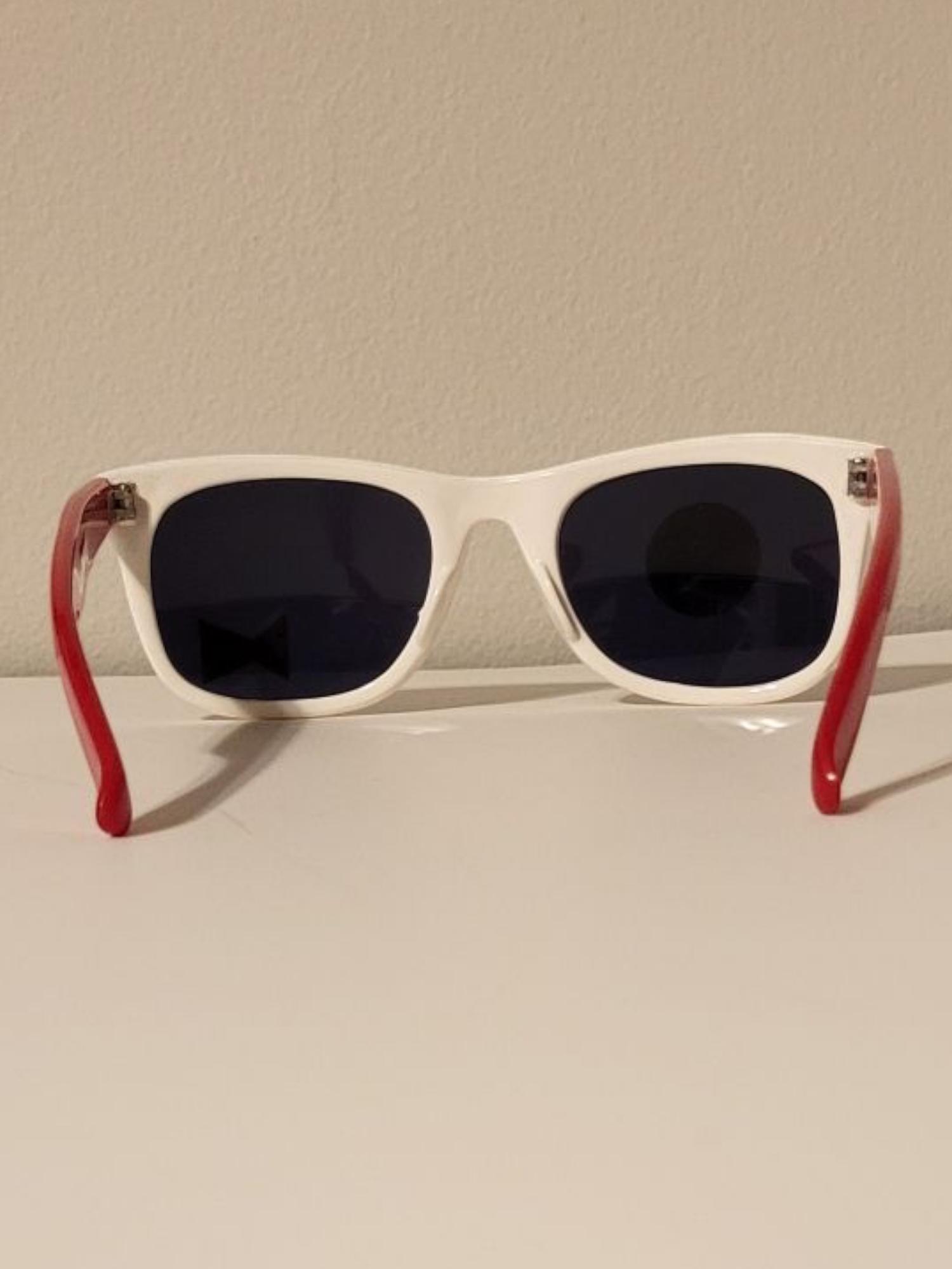 Vintage Budweiser Sunglasses // Red and White Sunglasses // Fun