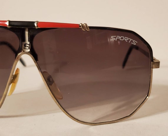 Vintage Aviator Sunglasses // Gradient Lens // Go… - image 5