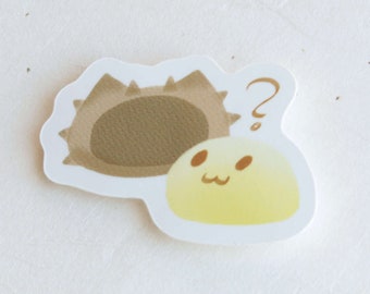 Durian Cat Drop Sticker