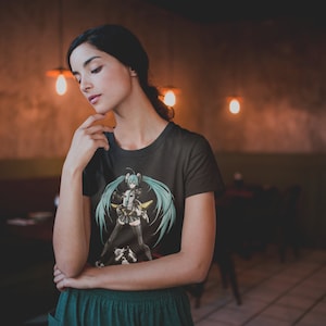 RetroMiku Shirt By ComiPa Hatsune Miku Vocaloid with cat Cool Anime Style (FREE SHIPPING)