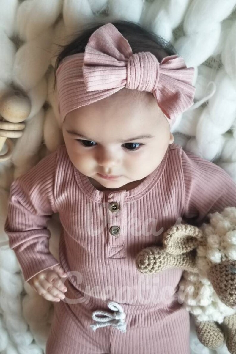 Mustard Jersey Knit Bow Baby Headwrap Fabric Headband for Etsy UK