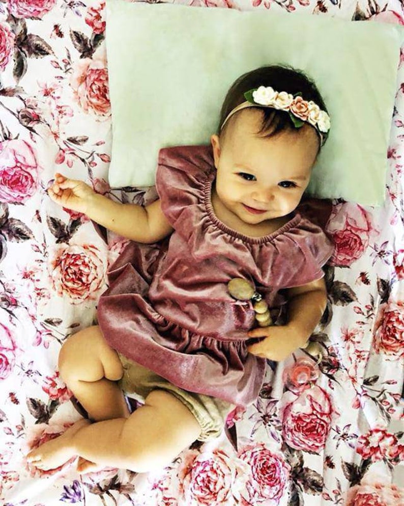 Felt Flower Crown Baby Headband Cream & Pink Felt Roses Crown Etsy