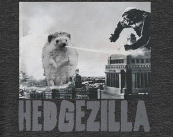 Hedgehog T-Shirt: Hedgezilla Funny Hedgehog Kaiju - Funny Hedgehog tee - Cute Hedgehog tShirt - Unique Gift for Hedgehog Fans