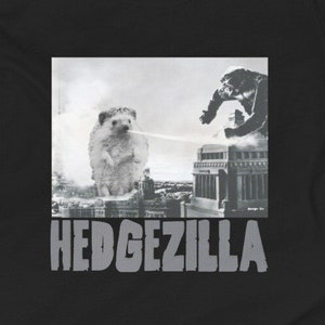 Hedgehog T-Shirt: Hedgezilla - Funny Hedgehog Kaiju - Unisex Hedgehog TShirt - Youth TShirt - Kids hedgehog Shirt