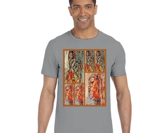 No Ai-TREE BARK ELDERS/The Energy Of Nature Range-Bindividual Classic Unisex Crewneck T-shirt | Gildan® 64000