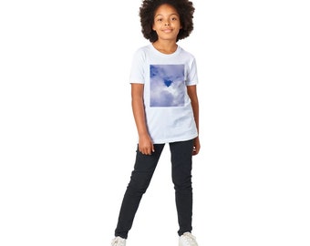 No Ai-HEART SKY/The Energy of Nature Range/Bindividual Premium Kids Crewneck T-shirt