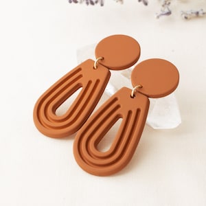 Terracotta Drop Earrings - avantejewel.com