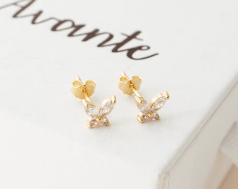 Mini Butterfly Stud Earrings | Butterfly Earrings | Minimalist Earrings | Dainty Earrings | Butterfly Studs | Gold Butterfly | Gift For Her