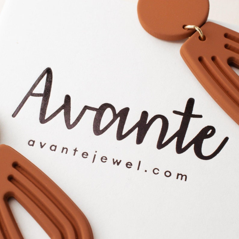 Terracotta Drop Earrings - avantejewel.com